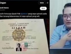 Kader PSI Bakal Diperiksa Soal Dugaan Ijazah Palsu Jokowi di Polda Metro Hari Ini