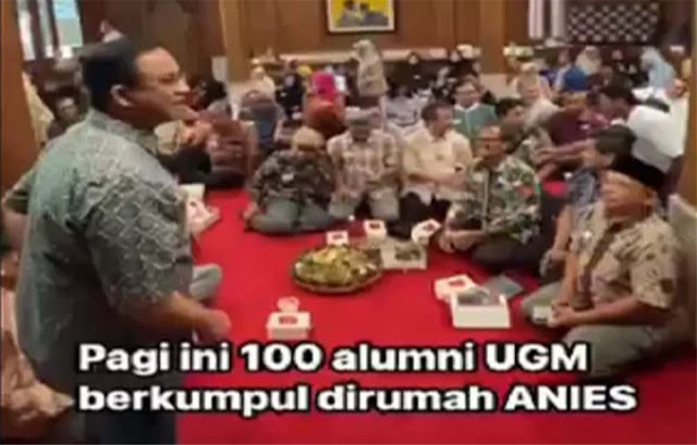100 Alumnus UGM Berkumpul di Pendopo Anies Baswedan, Jokowi Kok Gak Keliatan