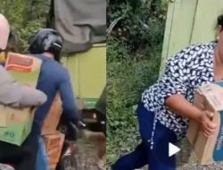 Viral Warga Jarah Mi Instan dari Truk yang Kecelakaan di Sumsel, Sopir Kabur