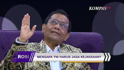 Mahfud Duga Kasus Pertamina Mandek karena Hambatan Besar, Presiden Merasa TNI Harus Kawal