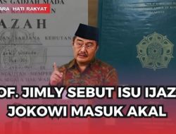 Jimly Asshiddiqie Sebut Dugaan Ijazah Palsu Jokowi Masuk Akal, Guru Besar Unair: Kejujuran Itu Fondasi Penting!
