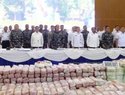 TNI AL Gagalkan Penyelundupan Narkoba Seberat 2 Ton, Nilainya Capai Rp7,5 Triliun