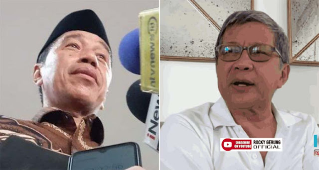Jokowi Menjawab 22 Pertanyaan Hanya 1 Jam, Rocky Gerung: Saya Pernah Diperiksa Minimal 4-5 Jam untuk 20 Pertanyaan