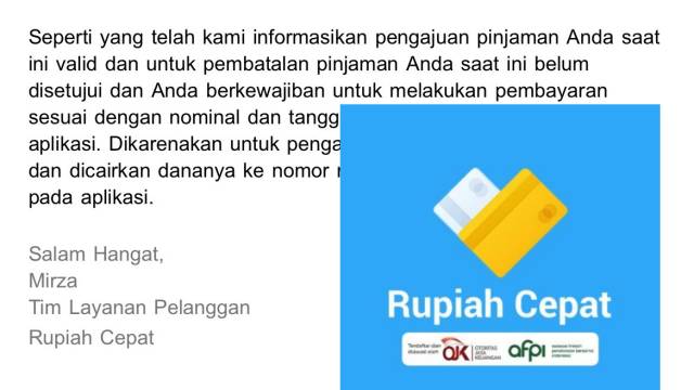 Viral Pinjol Rupiah Cepat, Dana Cair ke Rekening tanpa Pengajuan, Korban Tetap Dipaksa Bayar Cicilan