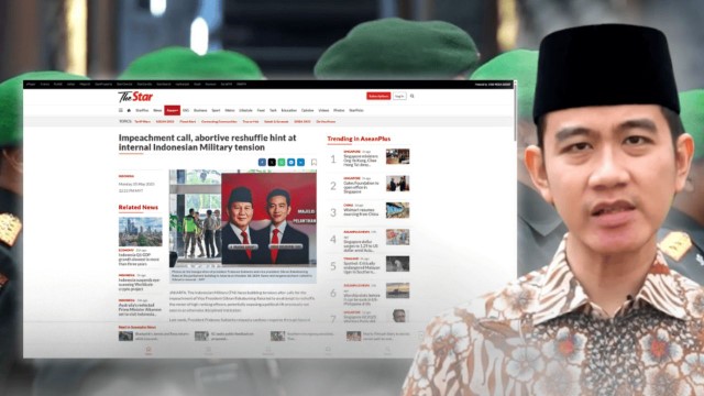 Mendunia! Media Asing Soroti Isu Pemakzulan Wakil Presiden Gibran Rakabuming Raka