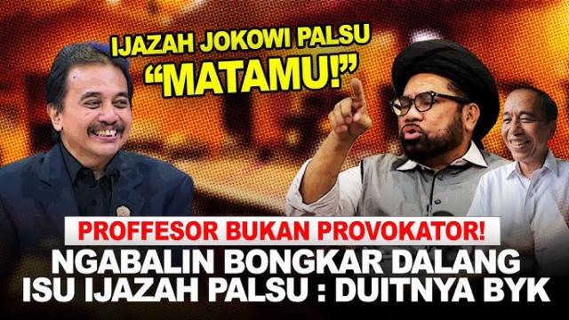 Geram Ijazah Jokowi Dituduh Palsu, Ngabalin Semprot Roy Suryo: Kalau Cari Uang Yang Halal Dong!