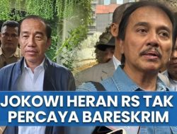 Roy Suryo Ancam Laporkan Penyidik Bareskrim, Jokowi Heran: UGM-KPU-Bareskrim Nggak Dipercaya? Terus Mau Percaya Siapa?