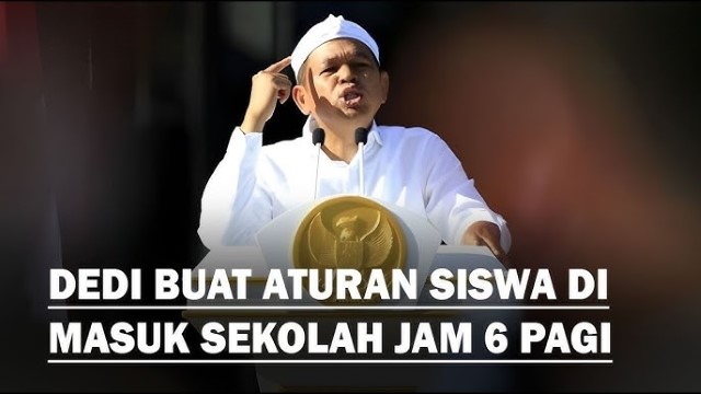 Aturan Baru Dedi Mulyadi: Siswa di Jabar Masuk Sekolah Jam 6 Pagi Mulai Juni 2025!
