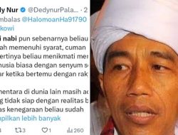 Kader PSI Anggap Jokowi Sudah Miliki Kriteria menjadi Seorang Nabi
