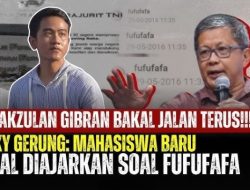 MENARIK! Rocky Gerung Yakin Mahasiswa Baru Bakal Diajarkan Soal Fufufafa dan Pemakzulan