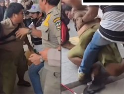 VIRAL! Razia Brutal Aparat Piting hingga Seret Pengemis Tunanetra: Tongkatku Mana?