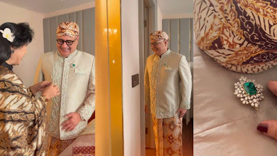 Harga Fantastis Bros Irwan Mussry di Pernikahan Al Ghazali, Anne Avantie Sampai Grogi saat Menyematkannya