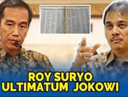 Roy Suryo Ultimatum Jokowi 3×24 Jam, Kasus Apa Lagi?