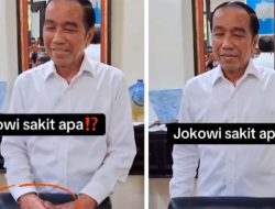 Publik Soroti Gestur Jokowi Sembunyikan Tangan Saat Wawancara, Sakit Kulit Makin Parah?