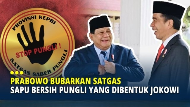 Kenapa Satgas Saber Pungli Warisan Jokowi Dianggap Gagal dan Dibubarkan Prabowo? Simak!