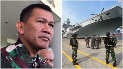 TNI Respons Kapal Induk USS Nimitz Lewat Perairan Aceh Menuju Teluk Persia