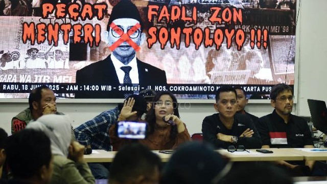 Duh! Media Asing Soroti Pernyataan Kontroversial Fadli Zon Soal Pemerkosaan Massal 1998