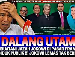 2 Hal Yang Bikin Politikus PDIP Yakin Ijazah Jokowi Dibuat di Pasar Pramuka, Singgung Rektor UGM dan Sejumlah Petinggi!