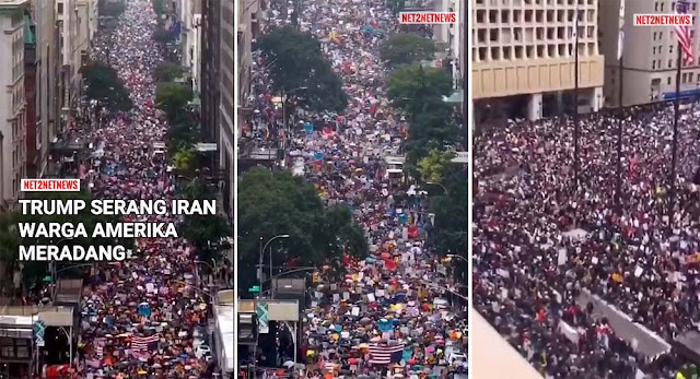 Warga Amerika Serikat Meradang, Donald Trump Didemo Besar-besaran Imbas Serang Iran