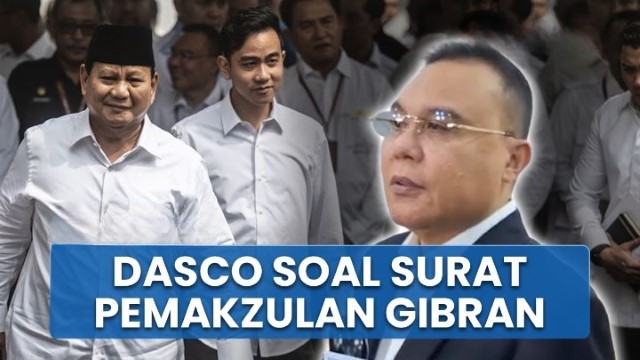 UPDATE! Dasco Soal Usul Purnawirawan Desak Pemakzulan Gibran: Kita Akan Kaji Secara Cermat