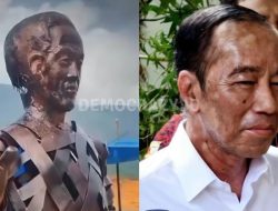 ASTAGA! Patung Jokowi di Tanah Karo Disebut Mirip Dengan Wajah Jokowi Saat Sakit, Cuma Kebetulan?