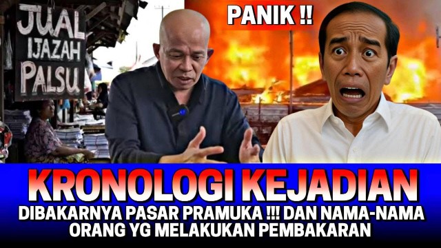 Politisi Ungkap Asal-Usul Ijazah Jokowi Dicetak di Pasar Pramuka, Keceplosan Bongkar Rahasia PDIP!
