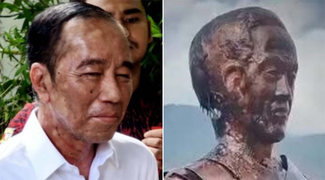Patung Jokowi di Tanah Karo Disebut Mirip dengan Wajah Pak Jokowi saat Sakit