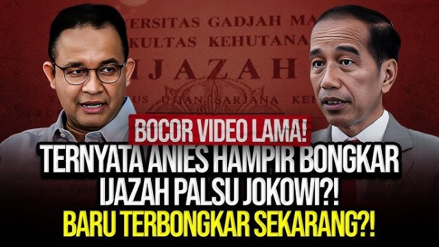 Terungkap! Anies Baswedan Dipecat Karena Ingin Membongkar Ijazah Palsu
