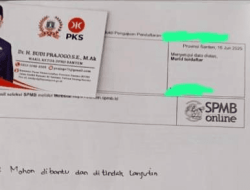 Viral Memo Anggota Dewan F-PKS Banten Diduga Titipkan Siswa di SPMB