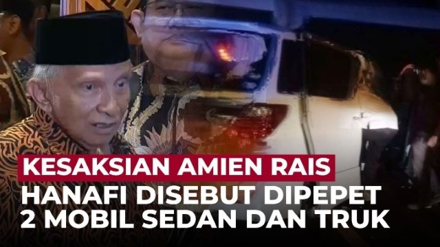 Amien Rais Tuding Jokowi Dalang Kecelakaan Hanafi Rais di Tol Cipali Tahun 2020, Begini Kesaksian Sopir!