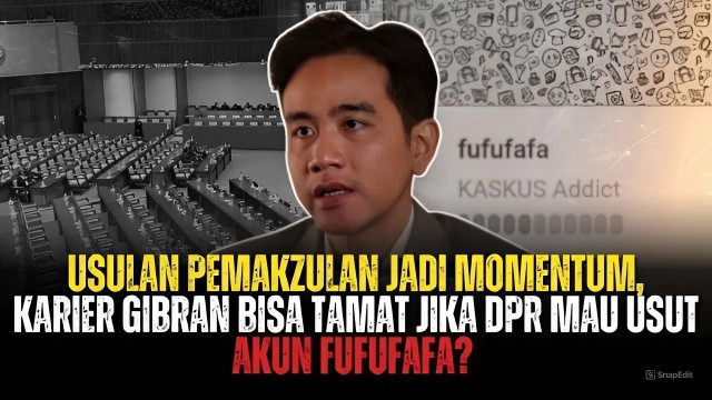 BAHAYA! Dua Pakar Hukum Tata Negara Ini Ungkap Dampak Luar Biasa Jika Benar Akun Fufufafa Milik Gibran