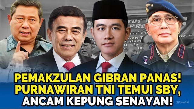 PANAS! Gerakan Pemakzulan Gibran Buntu di DPR, SBY Jadi Kunci Permainan?