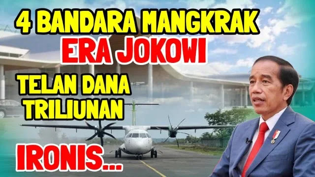 UPDATE! PSN di Era Jokowi Kini Sepi Bagai Kuburan, Daftar Terbaru Bandara Paling Sepi di Indonesia