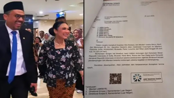 Diduga Salahgunakan Jabatan untuk Istri Plesiran ke Eropa Berkedok Tugas Negara, Prabowo Didesak Copot Menteri UMKM