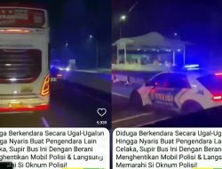 Viral Polisi Diteriaki dan Dihentikan di Tol oleh Sopir Bus Gara-gara Nyetir Zig-zag di Jalan Tol