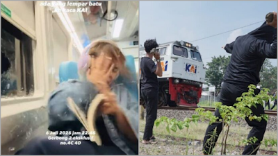 Diamankan, Ternyata Pelaku Lempar Batu ke Komuter Arah Bogor Dua Bocah Iseng