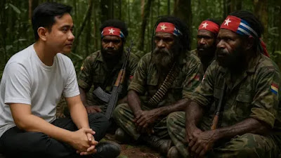 Salah Besar Gibran Batal Berkantor di Papua, Makin Tebal Citra Cuma Bisa Bagi-bagi Susu