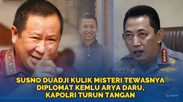 Kasus Diplomat Arya Daru: Susno Duadji & Kriminolog UI Adrianus Meliala Ungkap Analisis Mengejutkan!