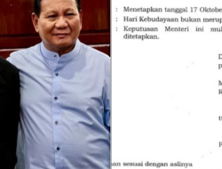 Fadli Zon Tetapkan 17 Oktober Hari Kebudayaan, Bertepatan Hari Ulang Tahun Prabowo