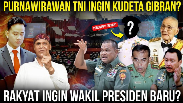 Minta MPR Segera Proses! Purnawirawan TNI Ajukan Syarat Unik & Menohok Sosok Pengganti Gibran, Sindir Jokowi?