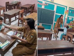 SDN 27 Kauman Solo Hanya Dapat 1 Murid Baru, Abrizam Sepi Jalani MPLS Sendirian
