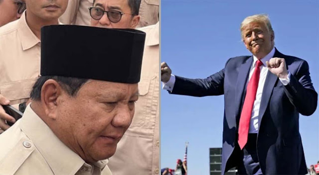 Ekspresi Girang Donald Trump Usai Berhasil Tekan Prabowo Subianto Soal Tarif Impor
