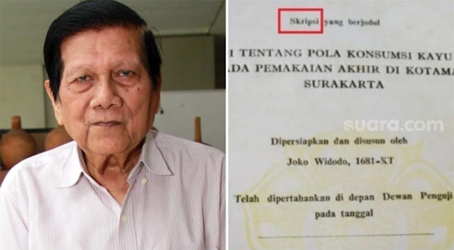 Skripsi Jokowi Diduga Mencontek Pidato Soenardi, Siapa Dia?