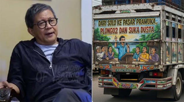 Prediksi Rocky Gerung Terbukti: Setelah Lengser, Jokowi Jadi Olok-olok Rakyat, Bahkan oleh Sopir Truk
