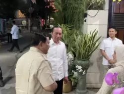 Prabowo Temui Jokowi Sebelum Hadiri Kongres PSI di Solo