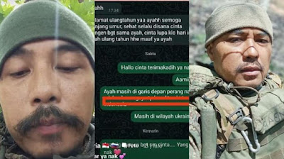 Memohon Dipulangkan dari Rusia, Eks Marinir TNI AL Satria Arta Kumbara Akui Terjebak, Chat Anak Bikin Sedih