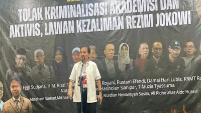Jokowi Diperiksa di Solo, Roy Suryo hingga Abraham Samad Gelar Deklarasi Perjuangan di Gedung Joang 45