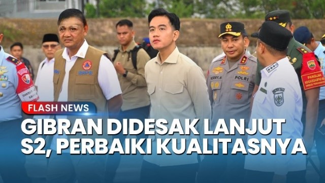 Gibran Didesak Lanjut S2! Cara Cepat Atasi Trust Issue Soal Kapasitas Diri Jadi Pemimpin?