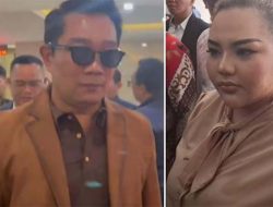 Ridwan Kamil dan Lisa Mariana Tes DNA di Bareskrim Polri dengan Baju Warna Senada, Netien Kepo