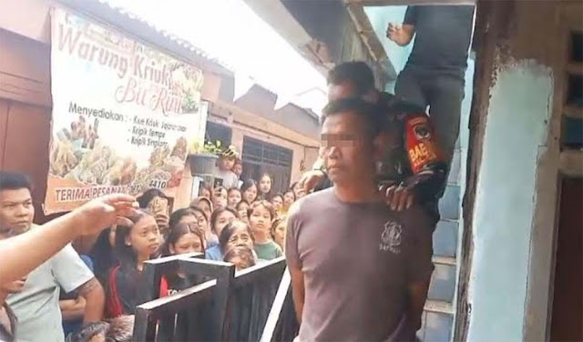 Cabuli Anak Tiri, Sekuriti Nyaris Diamuk Massa di Tangsel